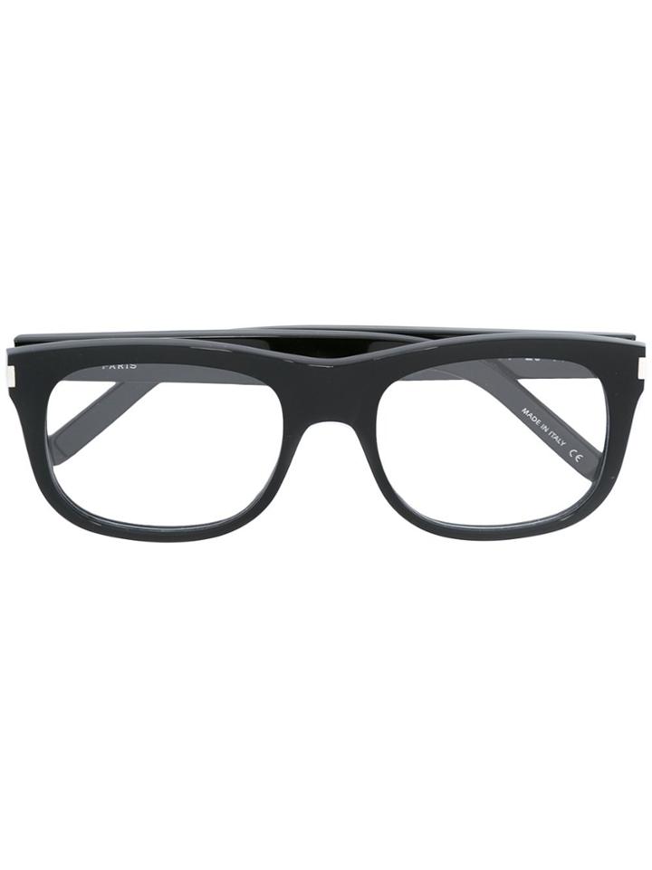 Saint Laurent Eyewear Rectangular Frame Sunglasses - Black