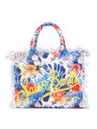 Mc2 Saint Barth Kids - Vanity Beach Bag - Kids - Cotton - One Size, Blue