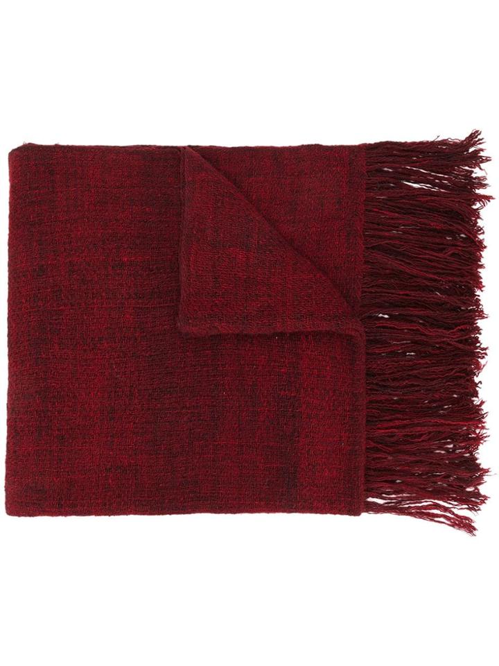 A New Cross Oversized Scarf - Red