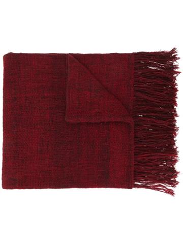 A New Cross Oversized Scarf - Red