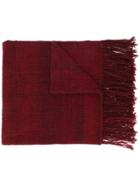 A New Cross Oversized Scarf - Red
