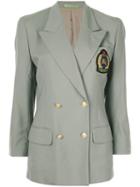 Burberry Pre-owned Double-breasted Slim Blazer - Grey