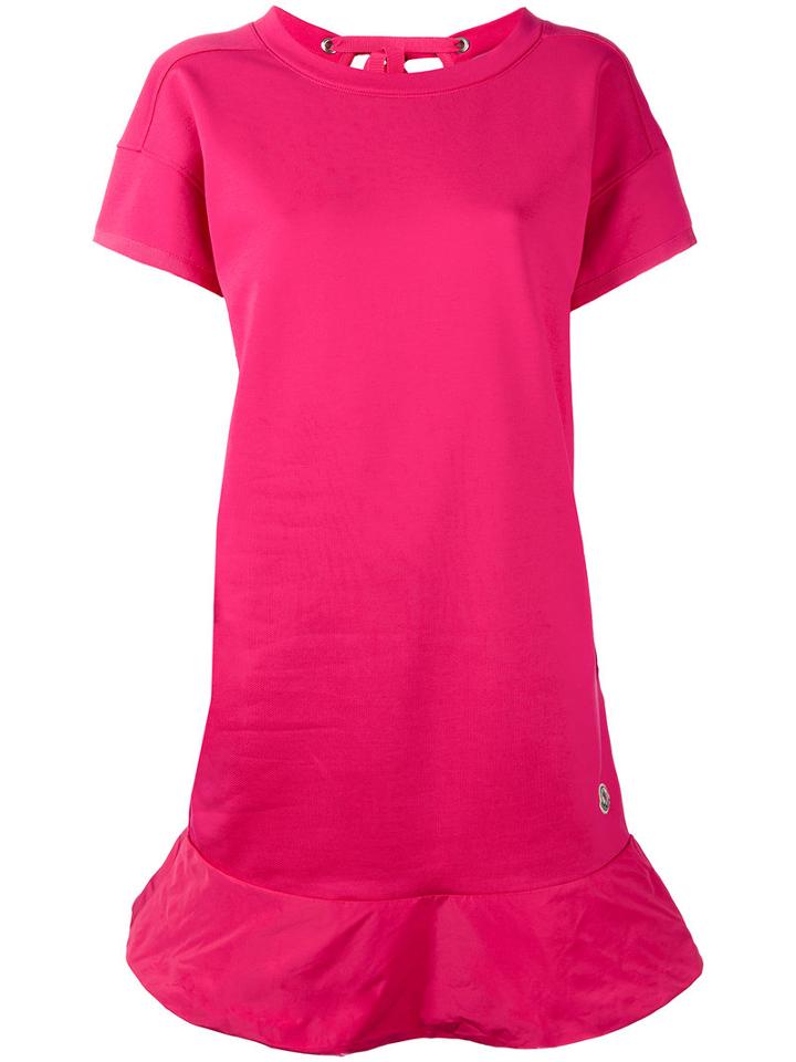 Moncler T-shirt Jersey Dress, Women's, Size: Xs, Pink/purple, Cotton/polyester