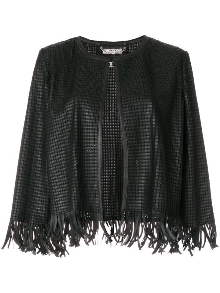 Desa 1972 Hippie Woven Jacket - Black