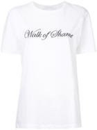 Walk Of Shame Logo Print T-shirt - White