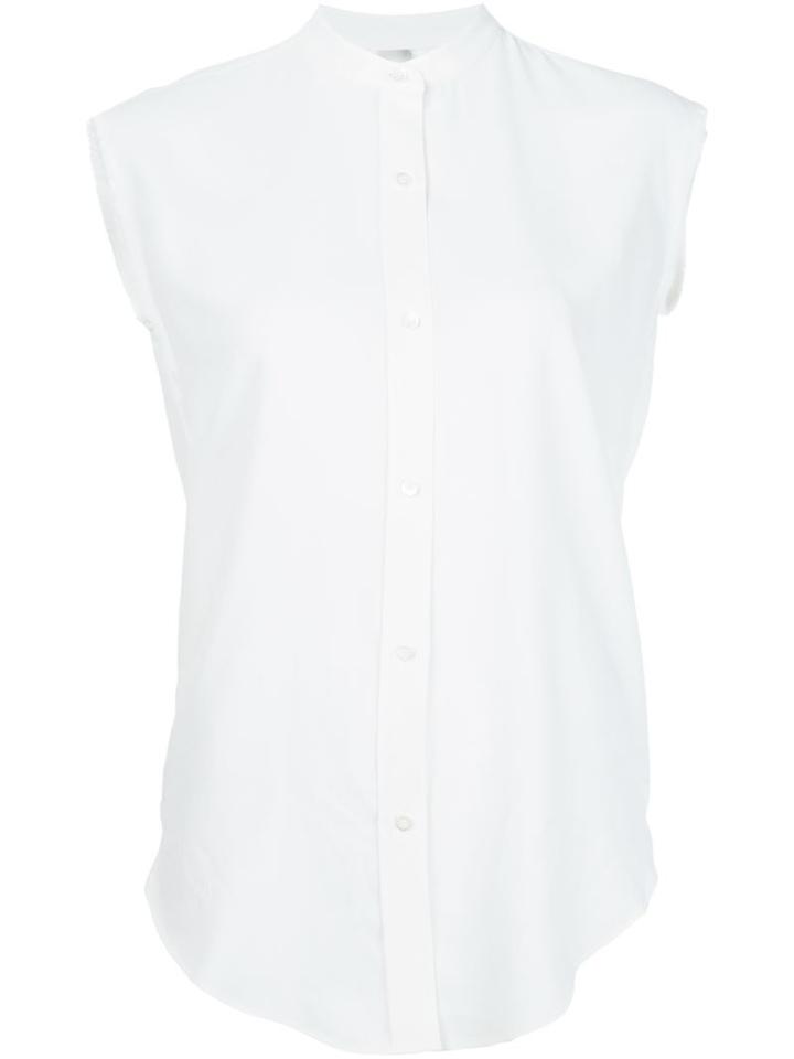 Helmut Lang Open Back Blouse, Women's, Size: Xs, White, Viscose