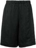 Jil Sander Flared Knee-length Shorts - Black