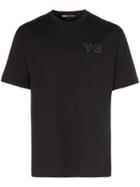 Y-3 Logo Print Short-sleeved Cotton T-shirt - Black