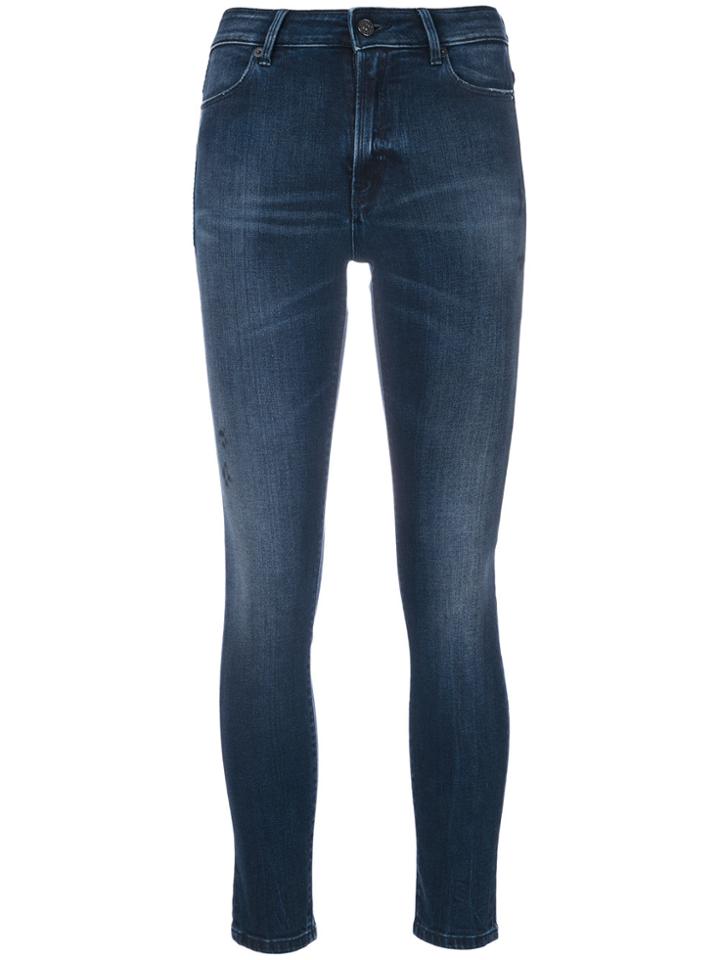 Dondup Skinny Cropped Jeans - Blue