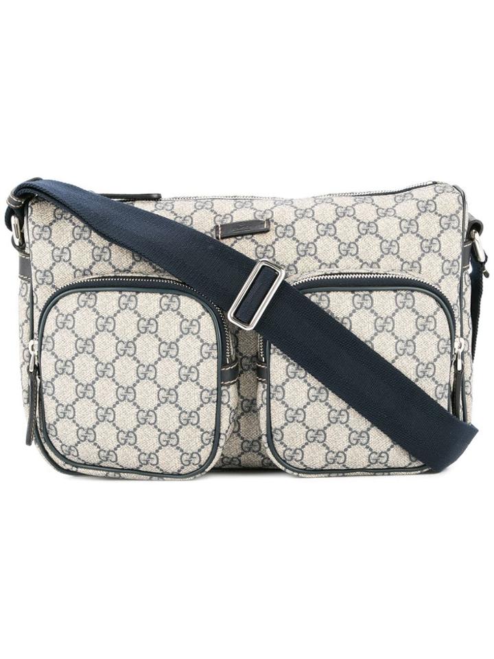 Gucci Vintage Gg Shoulder Bag - Blue