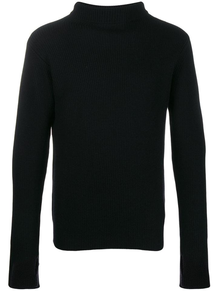 Barena Funnel Neck Sweater - Black