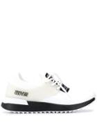 Versace Jeans Couture Logo Printed Sneakers - White