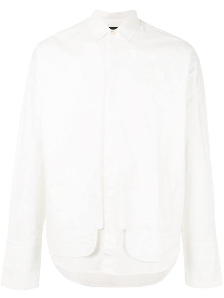 Joe Chia Layered Shirt - White