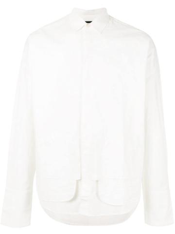 Joe Chia Layered Shirt - White