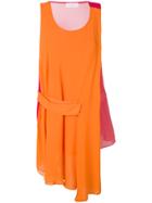Capucci Draped Vest Top - Pink & Purple