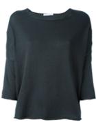 Société Anonyme Batwing Sleeve Jumper, Women's, Size: 2, Grey, Cotton