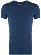 Emporio Armani Crew Neck Logo T-shirt - Blue
