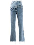 Natasha Zinko Double Waist Jeans - Sm000 Light Washed