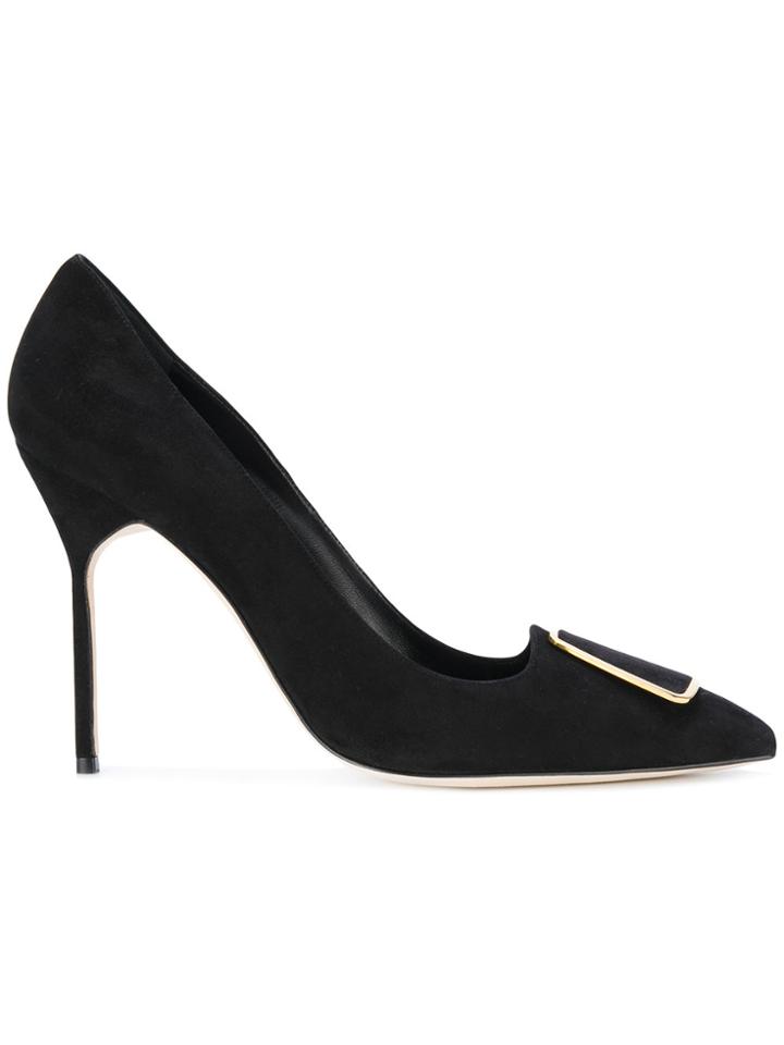Manolo Blahnik Gonone Pumps - Black