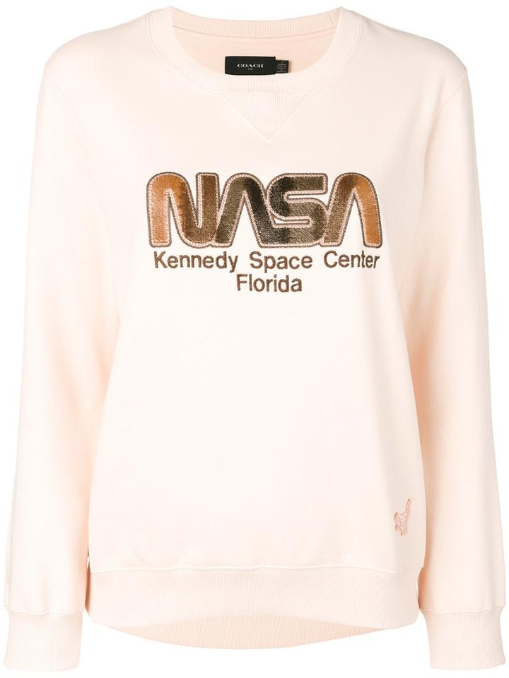 Coach - Nasa Sweatshirt - Women - Cotton - M, Pink/purple, Cotton