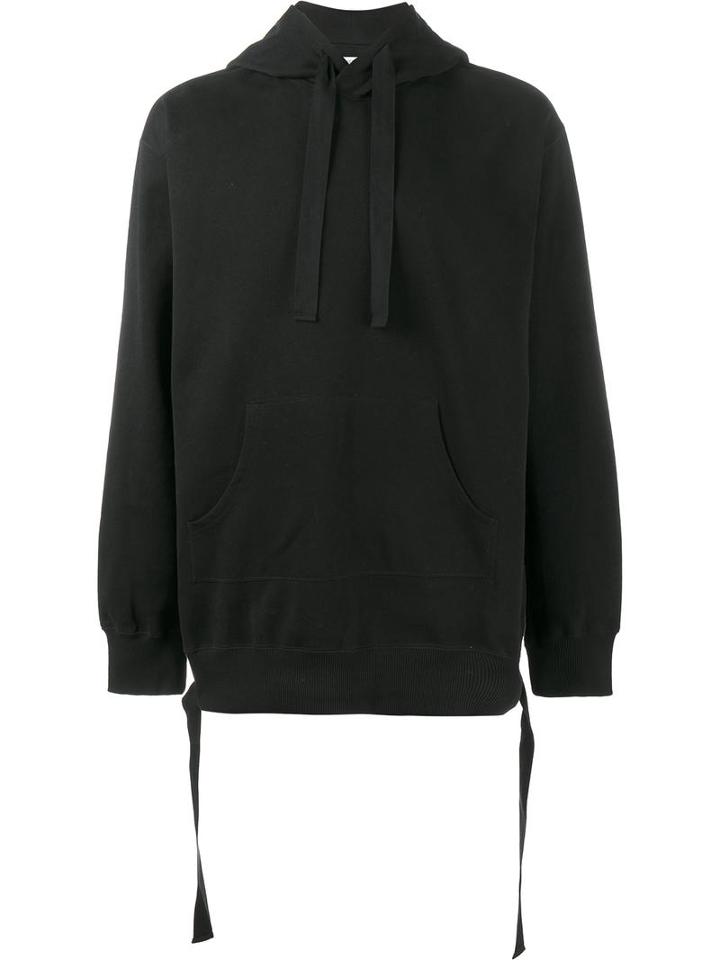 John Lawrence Sullivan Strap Hoodie, Men's, Size: Large, Black, Cotton