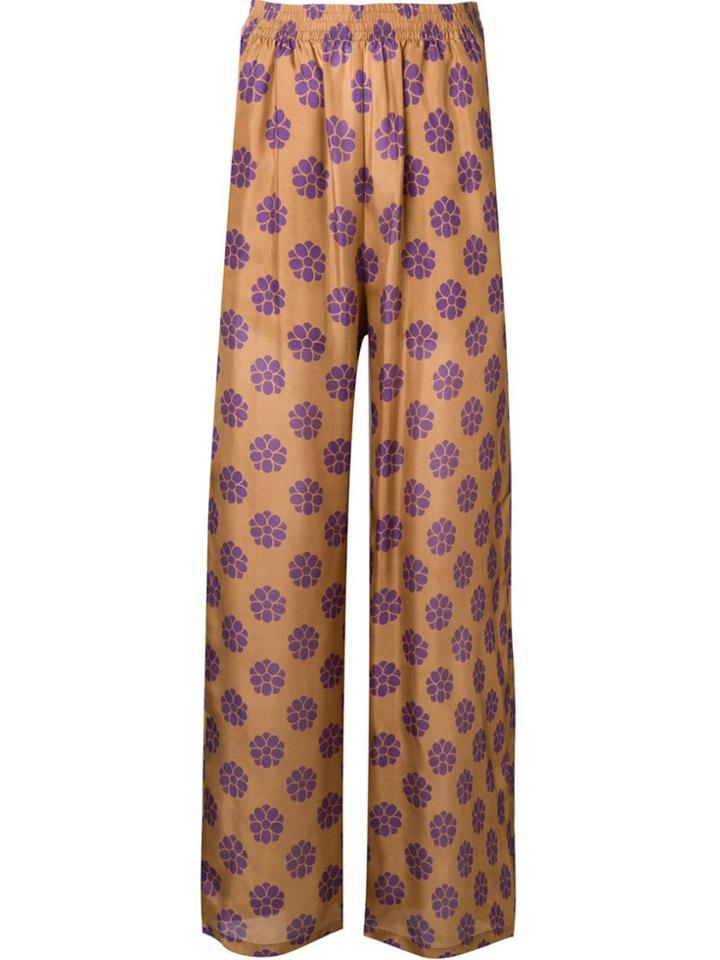 Mm6 Maison Margiela Floral Print Trousers - Neutrals