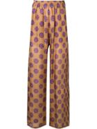 Mm6 Maison Margiela Floral Print Trousers - Neutrals