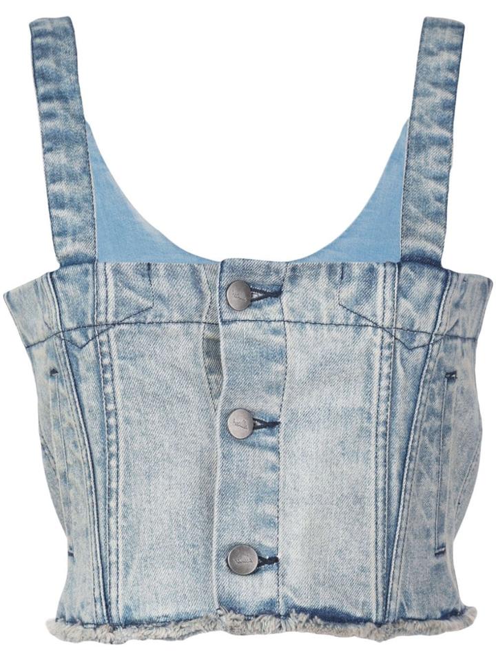 Haculla Denim Crop Top - Blue