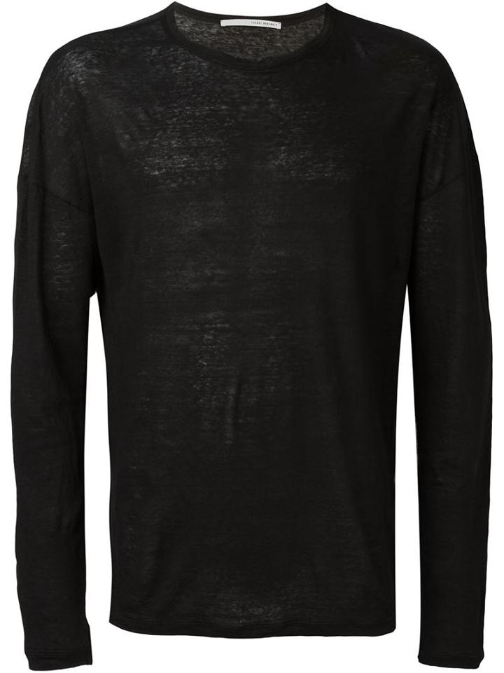 Isabel Benenato Semi-sheer Long Sleeve Jumper