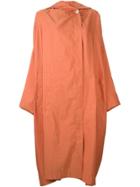 Issey Miyake Vintage Light Hooded Coat - Yellow & Orange