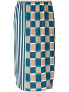 Seya. Printed Midi Skirt - Multicolour