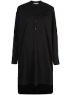 Marni High Low Hem Shirt Dress - Black