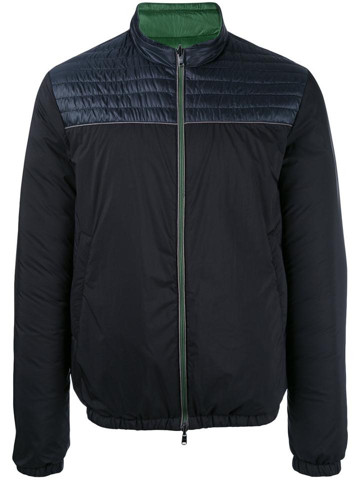 Herno Zip Up Jacket, Men's, Size: 54, Blue, Polyamide/feather Down