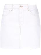 3x1 Celine Skirt - White