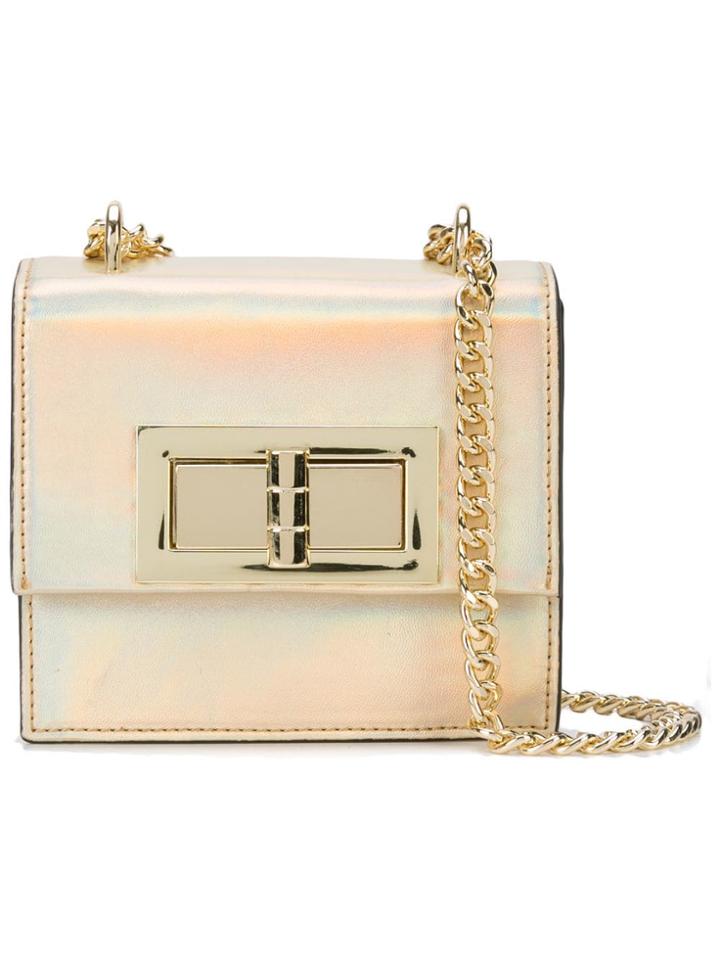 Christian Siriano Foldover Crossbody Bag - Gold