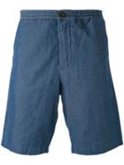 Oliver Spencer - Palmers Drawstring Shorts - Men - Cotton - 34, Blue, Cotton