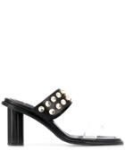 Suecomma Bonnie Crystal Embellished Sandals - Black
