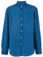 Polo Ralph Lauren Anchor Micro Print Shirt - Blue