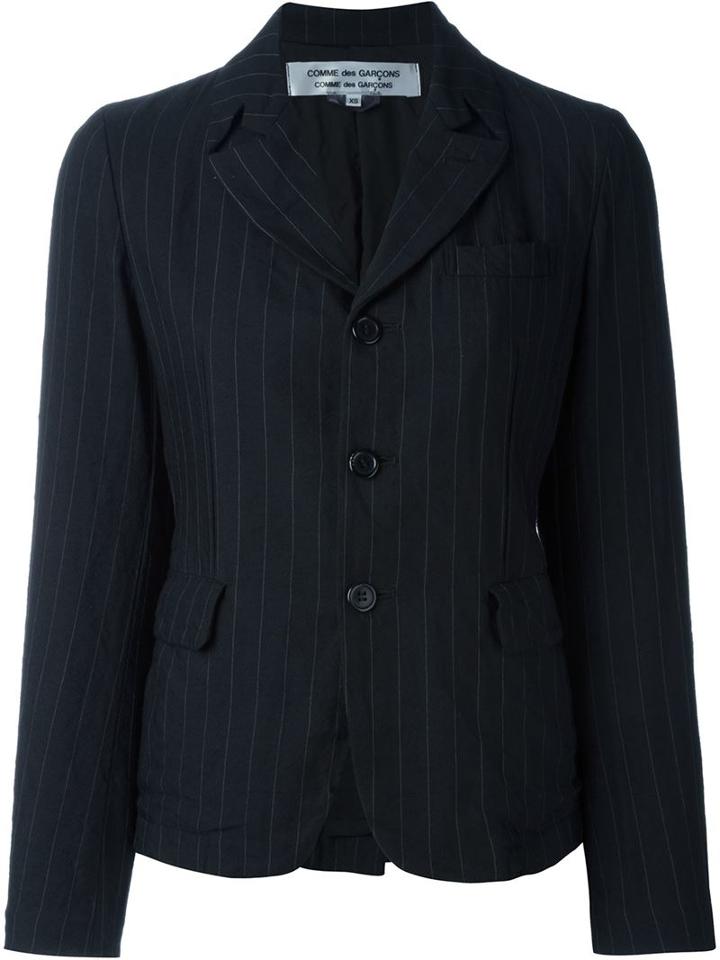 Comme Des Garçons Comme Des Garçons Pinstriped Blazer