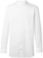 Issey Miyake Men Concealed Fastening Shirt, Size: 5, White, Cotton