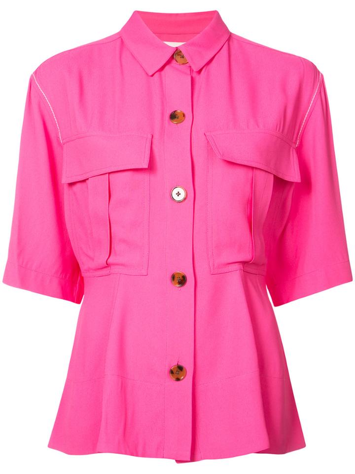 Khaite Leila Shirt - Pink & Purple