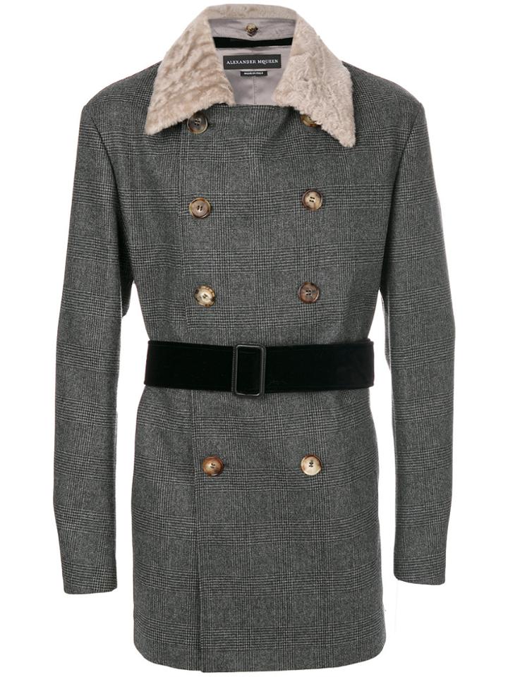 Alexander Mcqueen Field Coat - Grey