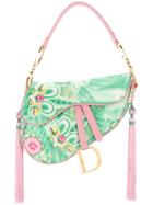 Christian Dior Vintage Saddle Handbag - Green