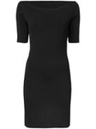Dion Lee Fitted Dress, Women's, Size: 6, Black, Polyester