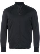 Attachment Zip Up Bomber Jacket - Black