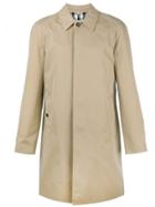 Burberry Long Gabardine Car Coat - Nude & Neutrals