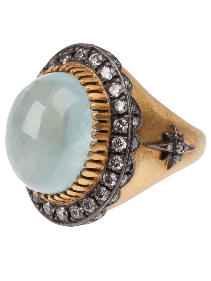 Sara Weinstock Aquamarine Ring - Black