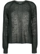 See By Chloé Open Knit Jumper - Green