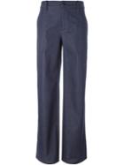 Société Anonyme Wide Leg Trousers, Women's, Size: 40, Blue, Cotton