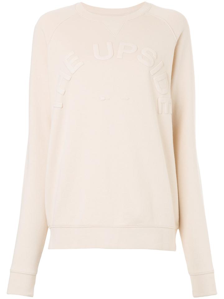 The Upside Logo Sweatshirt - Nude & Neutrals